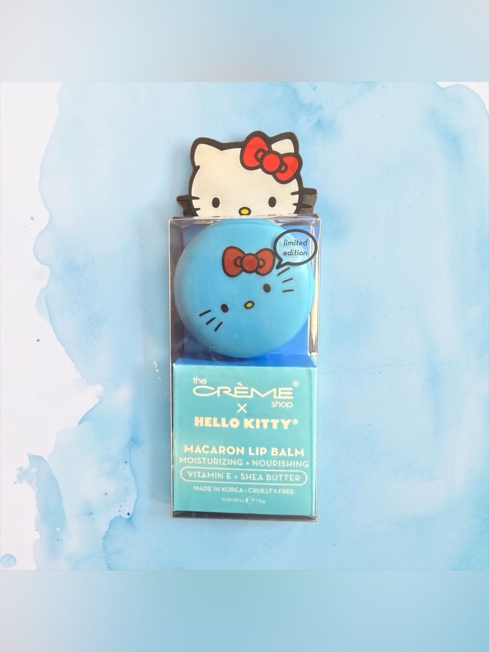 🏷️‼️5/$25🏷️‼️💙The Crème Shop x Hello Kitty💙
LE Macaron Lip Balm in Cool as Mint